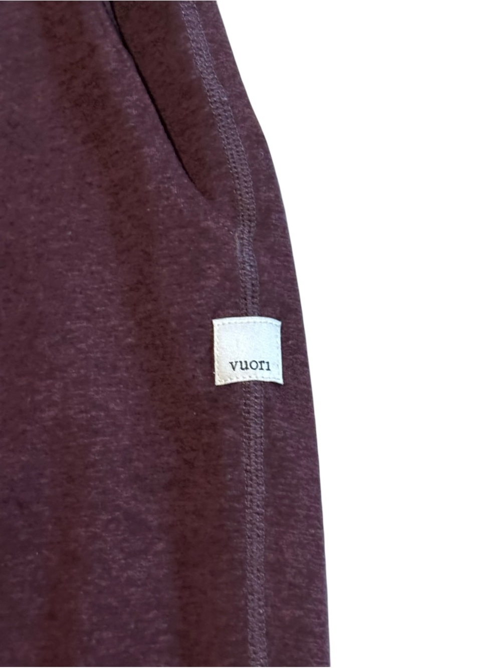 Vuori Performance Jogger Dreamknit Women's Size Small In Fig Heather - Picture 6 of 8